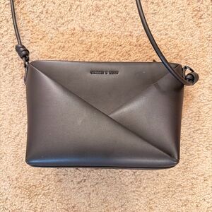 Charles and Keith Midori Black Crossbody Bag